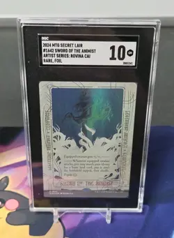 2024 MTG SECRET LAIR DROP FOIL #1642 SWORD OF THE ANIMIST SGC 10 GEM - Image 1