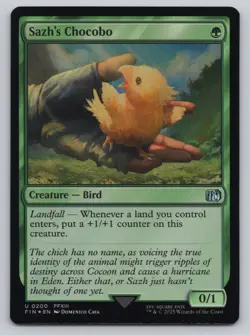 Magic The Gathering - Final Fantasy - Foil Sazh's Chocobo #200 -f588 - Image 1