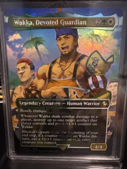Wakka, Devoted Guardian (Borderless) (Chocobo Track Foil) Final Fantasy Foil - Image 1