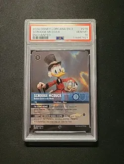 💎 PSA 10 - Disney Lorcana Scrooge McDuck 218/204 - Enchanted - Inklands Set - Image 2