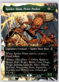 Spider-Ham, Peter Porker (Borderless) Marvel's Spider-Man Regular NM R 0201 - Image 1