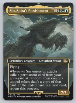 MTG - Final Fantasy - Sin, Spira's Punishment (Borderless) #348 -f584 - Image 1