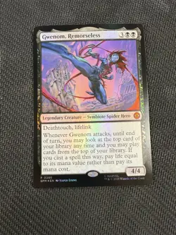 FOIL Gwenom, Remorseless SPM 0286 PROMO MTG Marvel's Spider-Man - Image 1