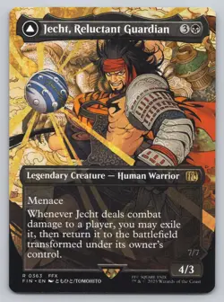 MTG - Final Fantasy - Jecht, Reluctant Guardian (Borderless) #363 -f582 - Image 1