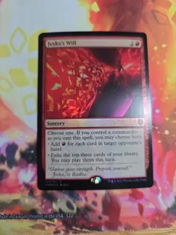 [1x] Jeska's Will - Foil LP/NM English Commander Legends MTG Magic - Image 1