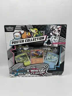 LOT OF 5Pokemon Scarlet & Violet Black Bolt White Flare Poster Collection Sealed - Image 1