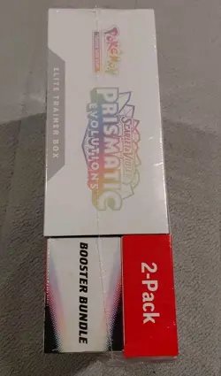POKEMON TCG SCARLET VIOLET SV PRISMATIC EVOLUTIONS ETB BOOSTER BUNDLE BOX COSTCO - Image 4