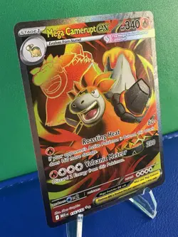 Pokemon TCG Mega Camerupt EX 156/132 Mega Evolution Ultra Rare - NM - Image 2