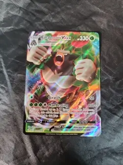 2020 Pokemon, Rebel Clash, #18/192 Rillaboom VMAX, Holo Ultra Rare NM - Image 1
