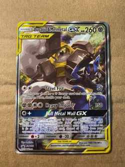Pokemon TCG Lucario & Melmetal Tag Team GX SM192 Holo Promo Card Sun & Moon NM/M - Image 1
