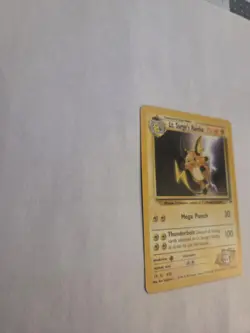 Pokemon TCG Lt. Surge's Raichu Gym Heroes 28/132 Unlimited Rare - Image 2