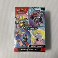 Pokemon TCG Journey Together Booster Bundle SEALED - 6 Booster Packs - Image 1