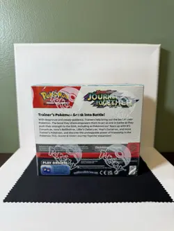 Pokemon TCG: SV09: Journey Together Enhanced Booster Box Sealed with Promo - Image 2