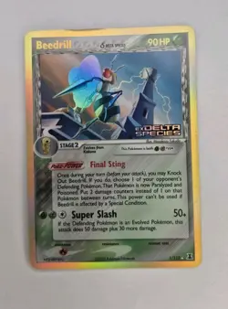 Beedrill 1/113 Pokemon EX Delta Species Reverse Holo Stamped - Image 1