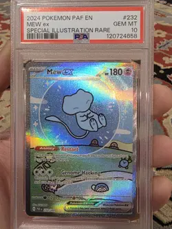 Pokemon Mew ex SV: Paldean Fates Special Illustration Rare Holo PSA 10 2024 - Image 3
