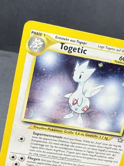 Togetic 16/111 GERMAN HOLO Rare Neo Genesis Set POKEMON 2001 Heavy Play HP - Image 2