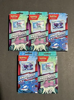 Pokemon TCG | Knock Out Collection | Kyogre Suicune | Factory Sealed! Lot of 5 - Image 1