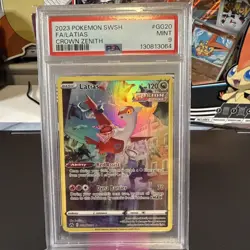 2023 Pokemon SWSH Crown Zenith Latias Full Art FA #GG20/GG70 PSA 9 Mint - Image 1
