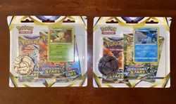 Pokemon Brilliant Stars - 3-Pack Blister Set Leafeon & Glaceon Promo NEW/SEALED! - Image 1
