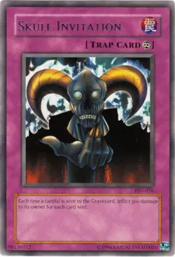 Skull Invitation - PSV-056 - Rare - Unlimited Edition - Moderately Played - Image 1