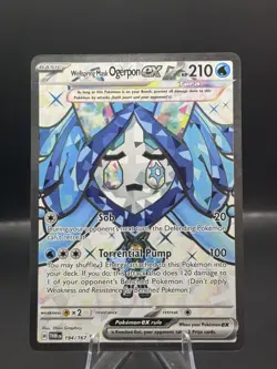 Wellspring Mask Ogerpon ex 194/167 Twilight Masquerade Ultra Rare Pokemon TCG - Image 1