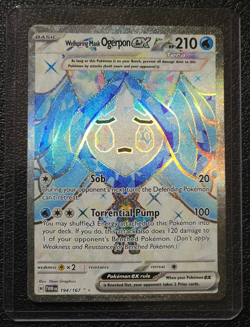Wellspring Mask Ogerpon EX 194/167 Full Art Pokemon TCG Twilight Masquerade - Image 1