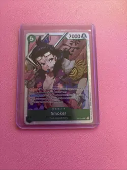 One Piece Royal Blood Smoker OP10-030 Super Rare Foil NM-MT Condition - Image 1