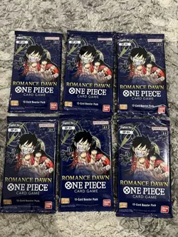 One Piece OP-01 Romance Dawn Early Print Pre Errata Packs - Image 1