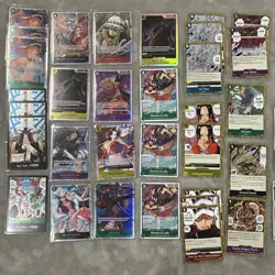 2026 One Piece English OP 14 - 93 Card Lot - Don!! SR Holo R Leaders - Image 1