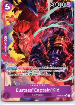 Eustass"Captain"Kid (Alternate Art) OP05-074 Awakening of the New Era Foil - Image 1