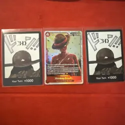 One Piece Monkey D. Luffy Card Game OP12-015 SR Legacy of the Master & Don (3D) - Image 1