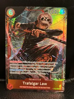 One Piece TCG | Trafalgar Law PRB02-002 Alternate Art One Piece the Best Vol. 2 - Image 1