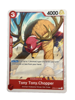 New: One Piece CCG Tony Tony.Chopper OP04-010 Kingdoms of Intrigue Regular - Image 1