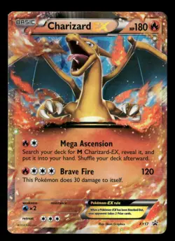 Charizard EX - XY17 - Black Star Promo - Pokemon Card - LP - Image 1