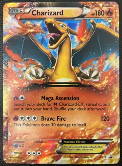 Charizard EX XY17 Promo Black Star Holo Rare Pokemon Card LP - Image 1