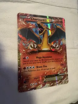 Pokemon Charizard EX XY17 OVERSIZED/JUMBO XY Holo Black Star Promos LP/NM - Image 1