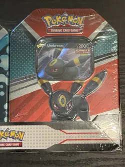 Pokemon TCG V Heroes Bundle Tins: 2-Pack of Vaporeon & Umbreon (SEALED) NEW! - Image 3