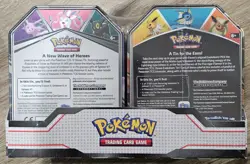 Pokemon TCG V Heroes Bundle Tins: 2-Pack of Vaporeon & Umbreon (SEALED) NEW - Image 2