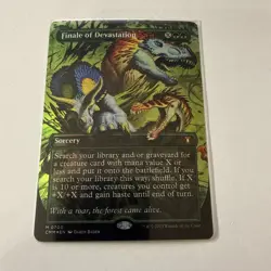 Finale of Devastation (Borderless) #700 (Foil) NM Commander Masters Magic MTG - Image 1