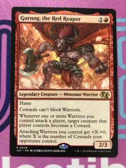 Gornog, the Red Reaper [Foundations Jumpstart] Regular - Anime Art NM MTG - Image 1