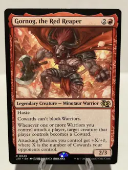 Gornog, the Red Reaper (Anime) 49 R Foundations Jumpstart NM MTG - Image 1