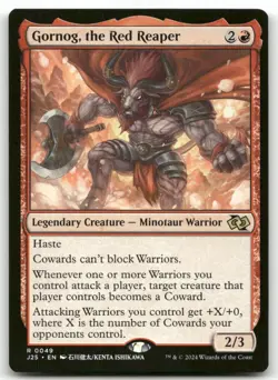 Gornog, the Red Reaper (Anime) #49 MTG Foundations Jumpstart M/NM X1 - Image 1