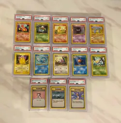 1999 Pokemon Base Set Unlimited PSA 9 Pack Fresh - Complete Your Set - You Pick - Image 1