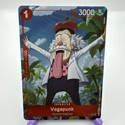 NM Vegapunk ST21-013 Alt Art Promo Foil ST21 One Piece Tcg Bandai English - Image 1