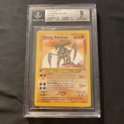 2002 Pokemon Neo Destiny - BGS 9 1st edition Shining Kabutops 108/105 holo - Image 1