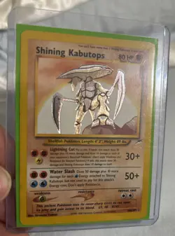 Shining Kabutops 108/105 Neo Destiny Unlimited Holo Pokemon Card MP - Image 1
