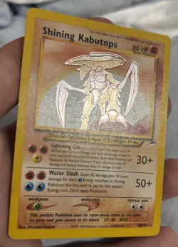 Shining Kabutops 108/105 Neo Destiny Unlimited Holo Pokemon Card MP - Image 4