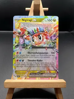 Pokemon Karte: Nigiragi EX 142/191 Sturmische Funken SSP Near Mint Deutsch - Image 1