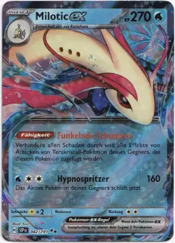 Pokemon Milotic ex Double Rare Sturmische Funken 042/191 NM Deutsch - Image 1