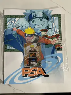 NARUTO PSA MAGAZINE DECEMBER 2025 + KAYOU EXCLUSIVE NARUTO UZUMAKI PROMO CARD🔥 - Image 1
